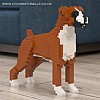 Boxer Red & White - Jekca (Dog Lego)